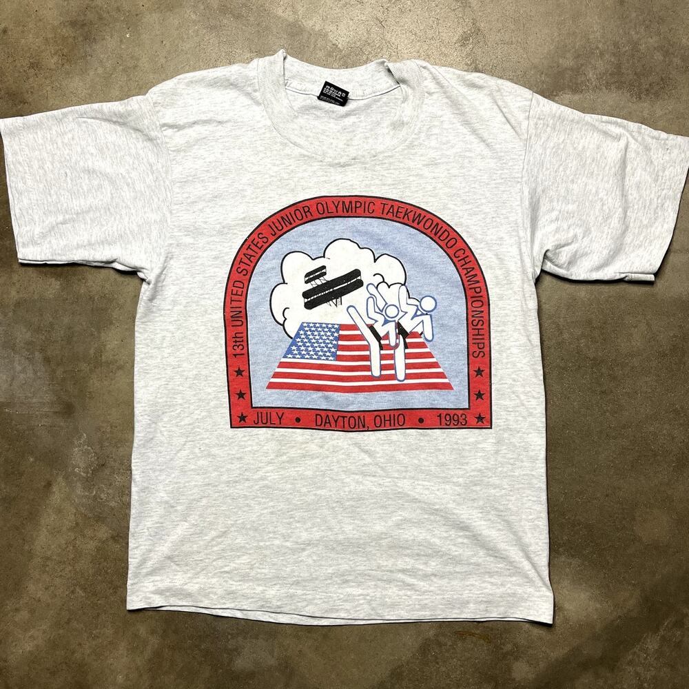 U.S Taekwondo Junior Olympics T Shirt SZ Teen (14-16) Vintage 1993